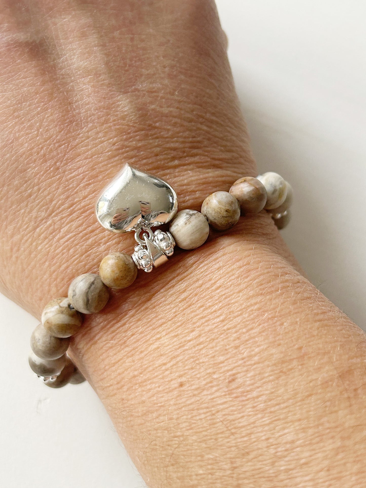 Armband Sand-Jaspis