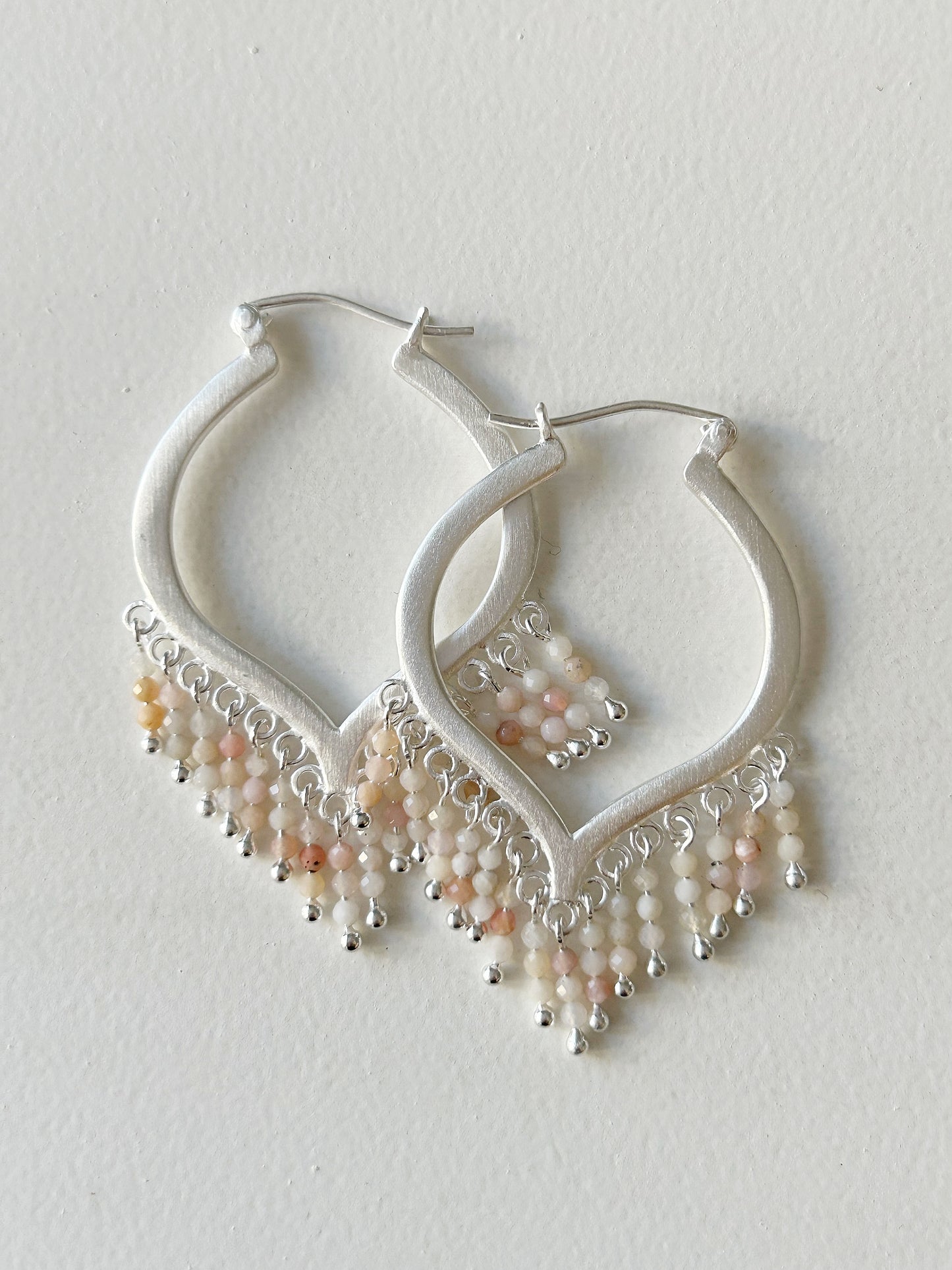 Ohrhänger rosa Opal