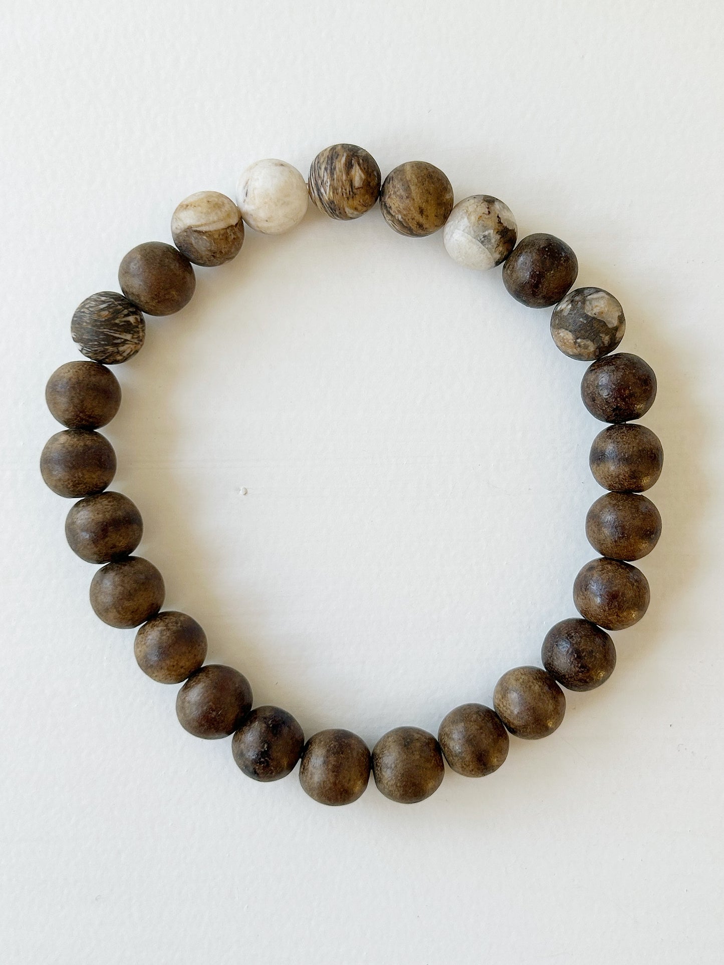Armband Woodjaspis