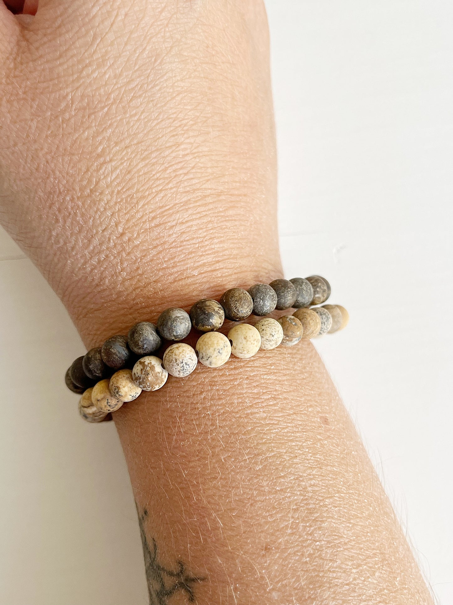 Armband versteinertes Holz