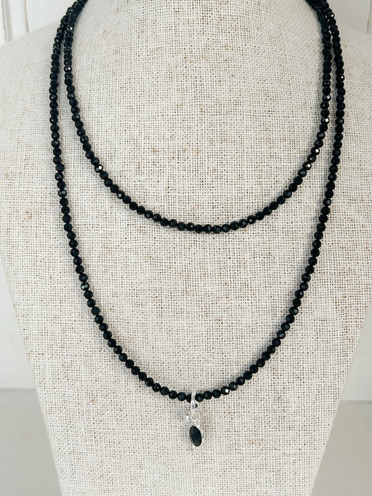 Collier Onyx mit Anhänger