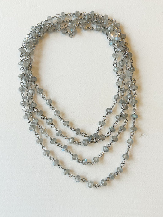 Halskette Labradorit