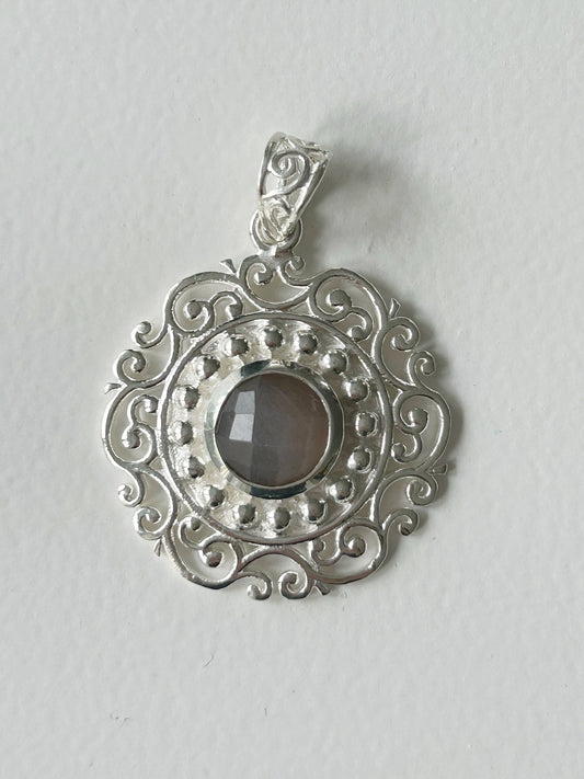 Anhänger mit Chocolat Mondstein