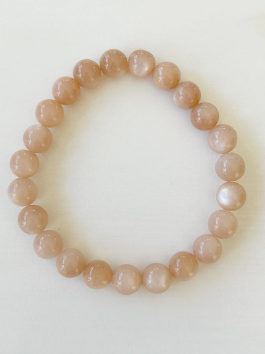 Armband Mondstein Peach