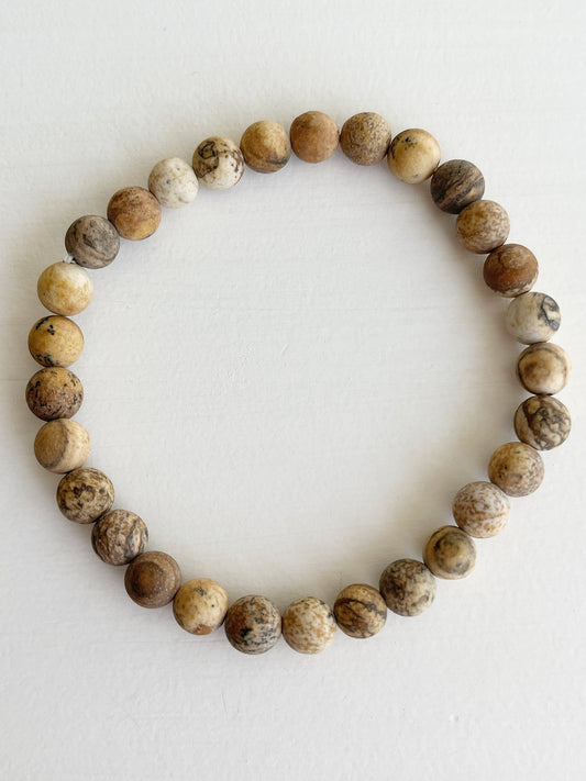 Armband versteinertes Holz