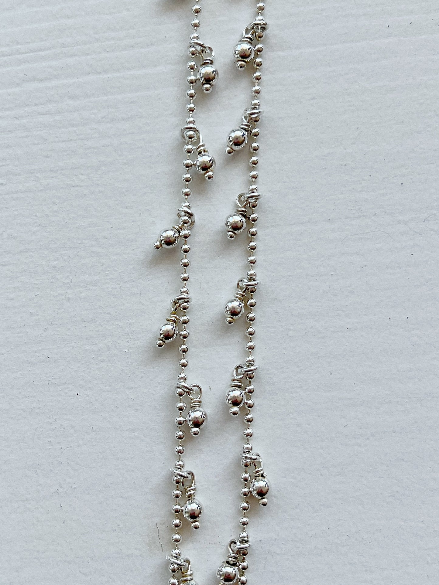 Halskette Silber mit Anhängern