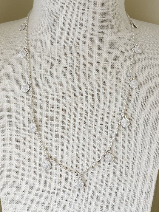 Halskette Silber Medaillon