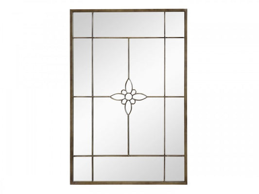 Grosser Spiegel mit Blume