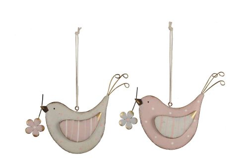 Vogel mit Blume zum aufhängen