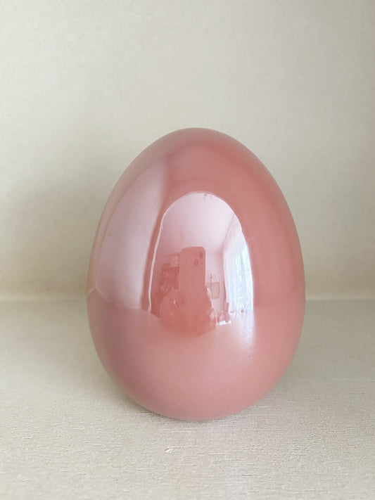 Ei rosa glänzend